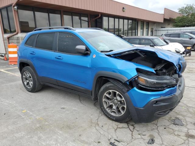 1C4PJMBX4LD655062 - 2020 JEEP CHEROKEE TRAILHAWK BLUE photo 4