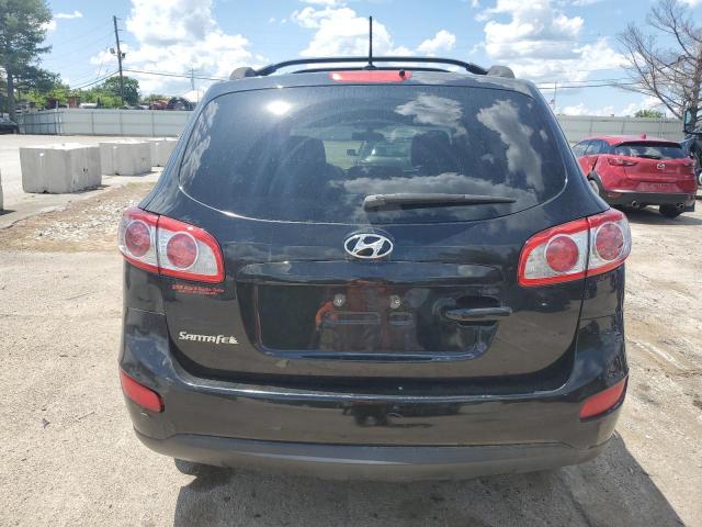 5XYZG3AB2CG107568 - 2012 HYUNDAI SANTA FE GLS BLACK photo 6