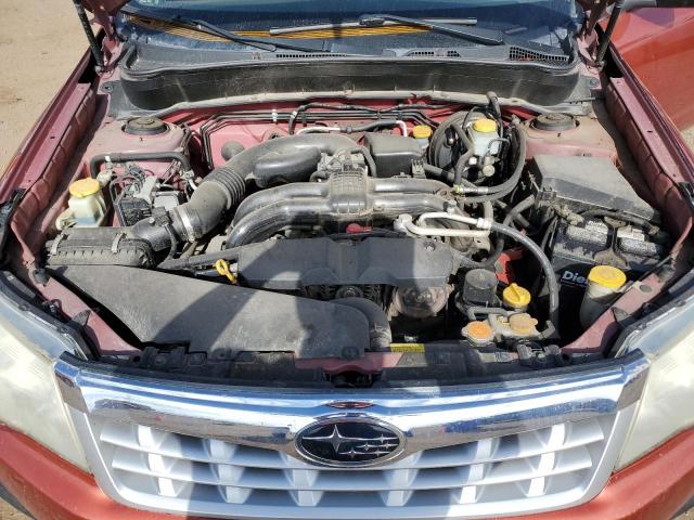 JF2SHBDC5BG704370 - 2011 SUBARU FORESTER 2.5X PREMIUM RED photo 12