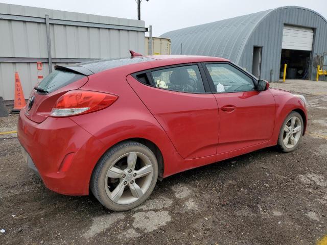 KMHTC6AD9EU205160 - 2014 HYUNDAI VELOSTER RED photo 3