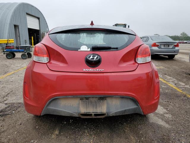 KMHTC6AD9EU205160 - 2014 HYUNDAI VELOSTER RED photo 6