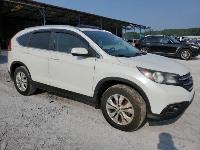 5J6RM3H76CL017378 - 2012 HONDA CR-V EXL WHITE photo 4