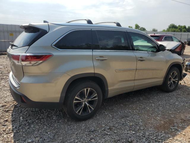 5TDKKRFH5GS146762 - 2016 TOYOTA HIGHLANDER XLE Gümüş foto 3
