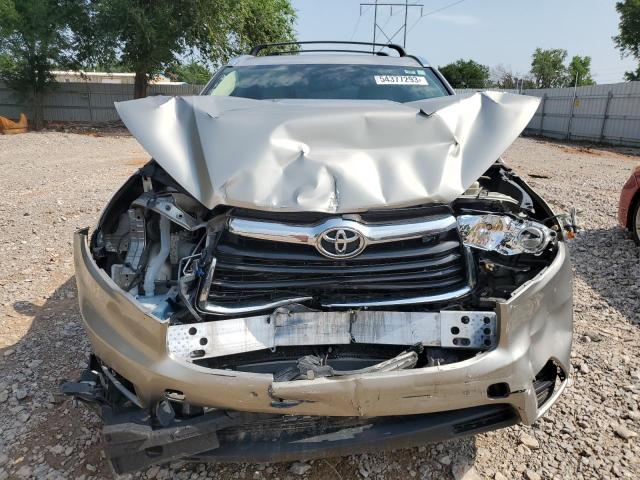 5TDKKRFH5GS146762 - 2016 TOYOTA HIGHLANDER XLE Gümüş foto 5