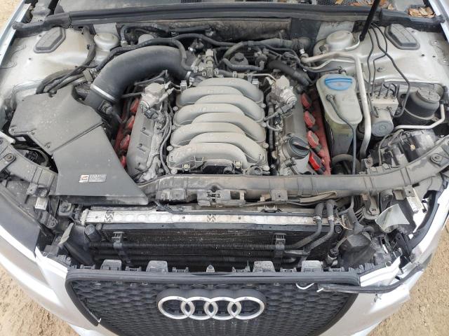 WAUVVAFR1BA015913 - 2011 AUDI S5 PRESTIGE SILVER photo 11