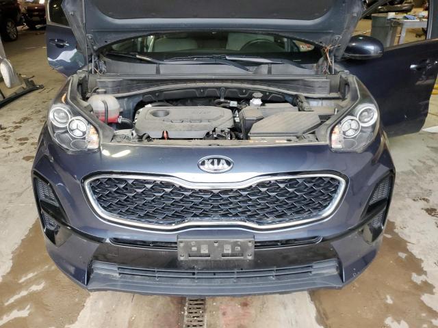 KNDPM3AC8M7899832 - 2021 KIA SPORTAGE LX BLUE photo 12