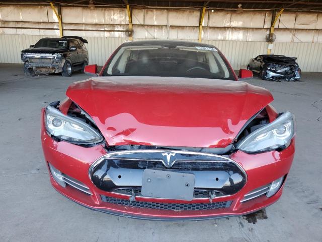 5YJSA1DN6DFP21058 - 2013 TESLA MODEL S 红色 照片 5