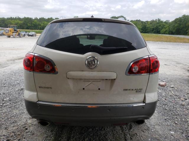 5GAKRBED3BJ366829 - 2011 BUICK ENCLAVE CXL WHITE photo 6