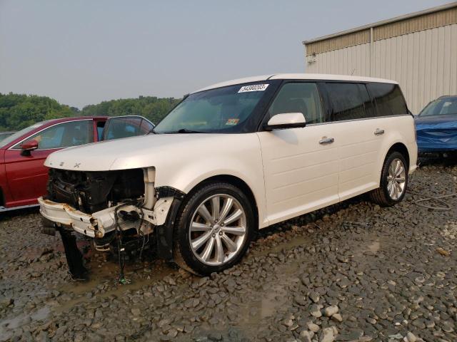 2FMHK6DT9FBA15586 - 2015 FORD FLEX LIMITED WHITE photo 1