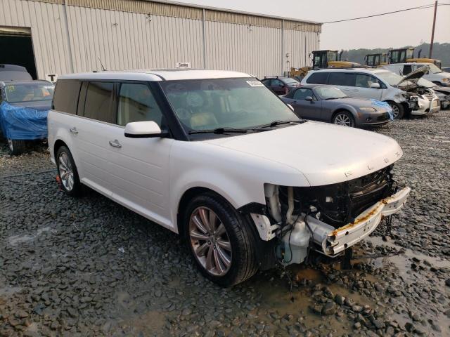 2FMHK6DT9FBA15586 - 2015 FORD FLEX LIMITED WHITE photo 4