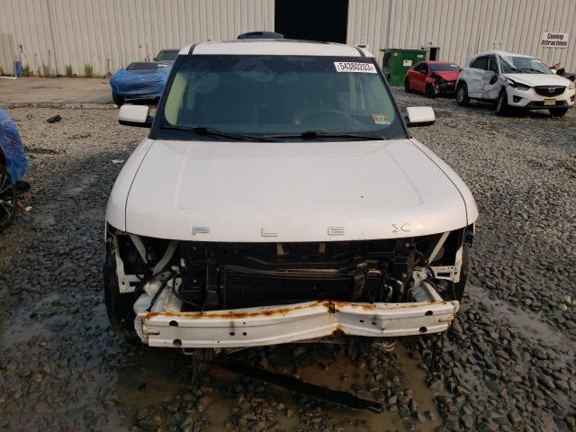 2FMHK6DT9FBA15586 - 2015 FORD FLEX LIMITED WHITE photo 5