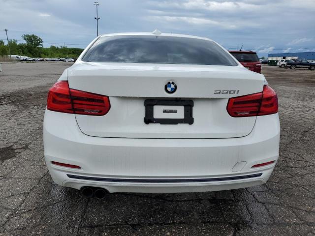 WBA8D9G51JNU67331 - 2018 BMW 330 XI WHITE photo 6