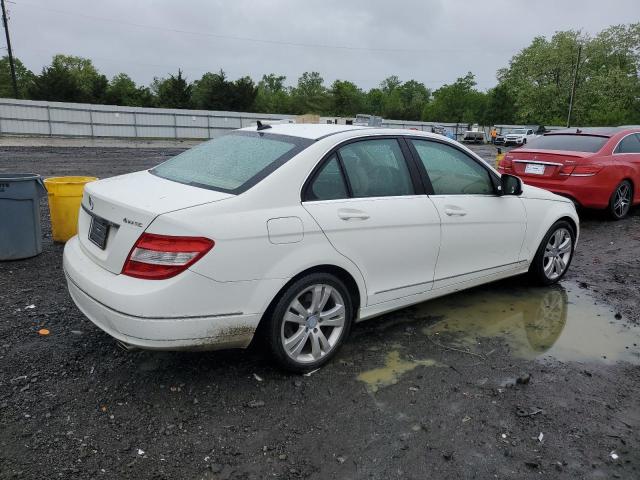 WDDGF81X98F126525 - 2008 MERCEDES-BENZ C 300 4MATIC WHITE photo 3