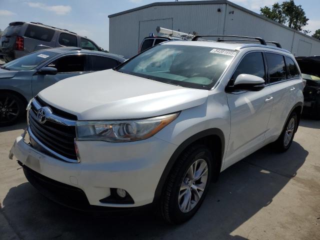 5TDJKRFH3FS215216 - 2015 TOYOTA HIGHLANDER XLE 白色 照片 1