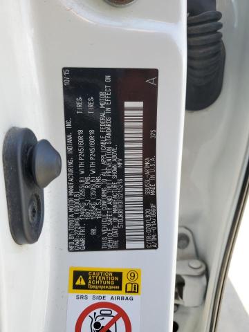 5TDJKRFH3FS215216 - 2015 TOYOTA HIGHLANDER XLE 白色 照片 13