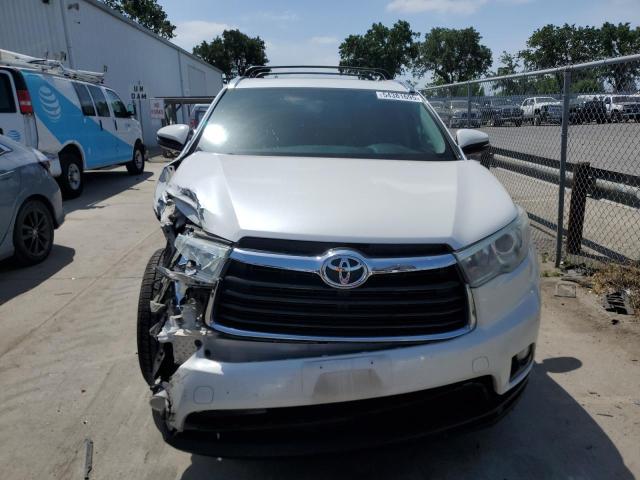 5TDJKRFH3FS215216 - 2015 TOYOTA HIGHLANDER XLE 白色 照片 5