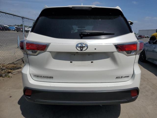 5TDJKRFH3FS215216 - 2015 TOYOTA HIGHLANDER XLE 白色 照片 6