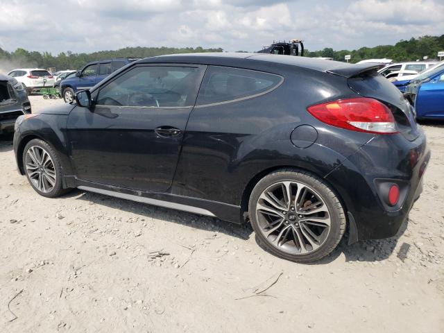 KMHTC6AE7GU248939 - 2016 HYUNDAI VELOSTER TURBO BLACK photo 2