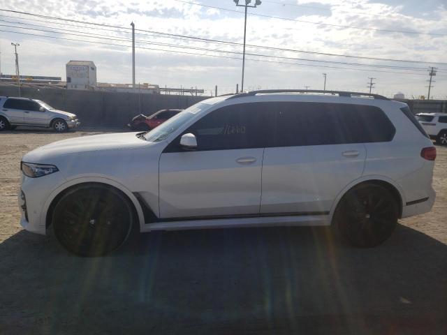 5UXCX6C03LLE35512 - 2020 BMW X7 M50I WHITE photo 9