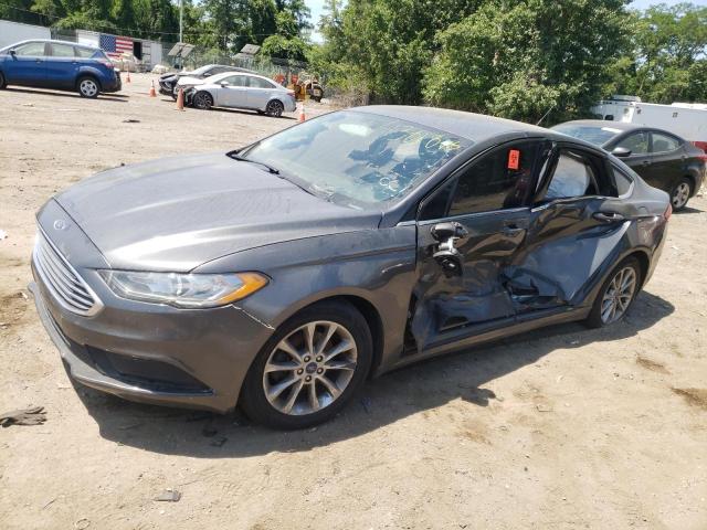 3FA6P0H70HR181027 - 2017 FORD FUSION SE GRAY photo 1