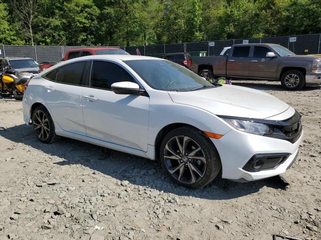 2HGFC2F83MH529603 - 2021 HONDA CIVIC SPORT WHITE photo 4