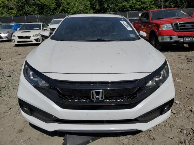 2HGFC2F83MH529603 - 2021 HONDA CIVIC SPORT WHITE photo 5