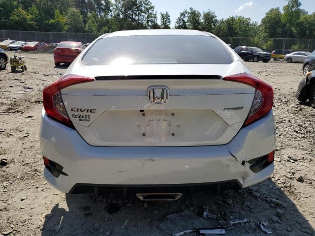 2HGFC2F83MH529603 - 2021 HONDA CIVIC SPORT WHITE photo 6