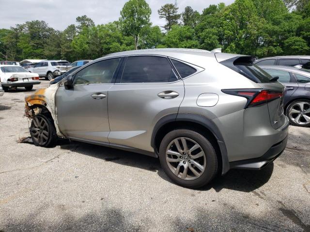 JTJBARBZ2K2189373 - 2019 LEXUS NX 300 BASE ვერცხლისფერი ფოტო 2