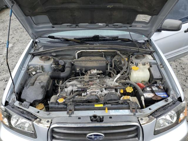 JF1SG65633H745325 - 2003 SUBARU FORESTER 2.5XS SILVER photo 12