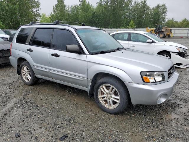 JF1SG65633H745325 - 2003 SUBARU FORESTER 2.5XS SILVER photo 4