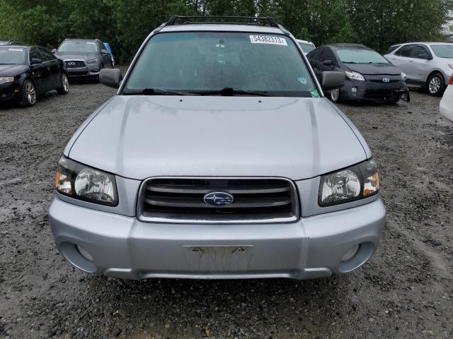 JF1SG65633H745325 - 2003 SUBARU FORESTER 2.5XS SILVER photo 5