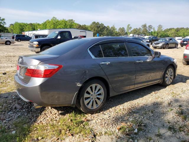 1HGCR2F84DA090718 - 2013 HONDA ACCORD EXL ნაცრისფერი ფოტო 3