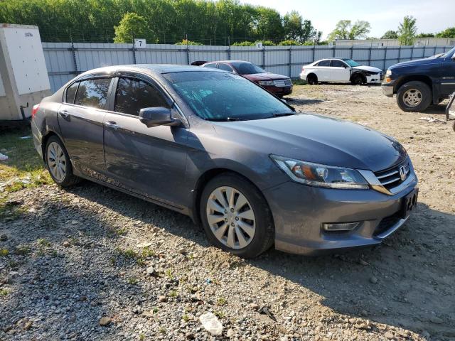 1HGCR2F84DA090718 - 2013 HONDA ACCORD EXL ნაცრისფერი ფოტო 4