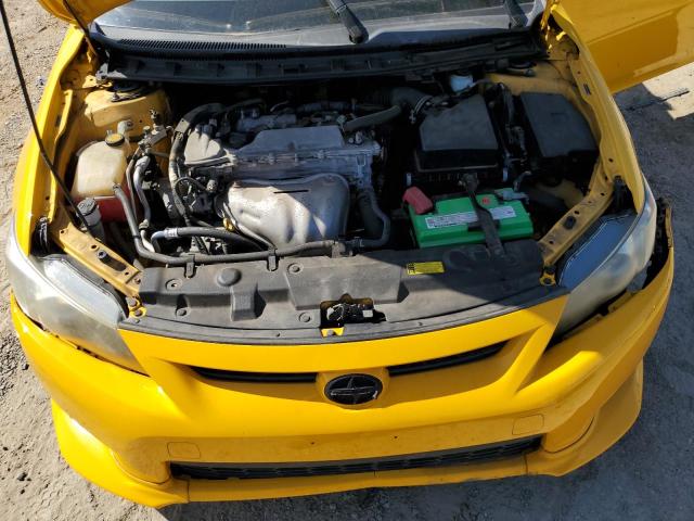 JTKJF5C70C3029339 - 2012 TOYOTA SCION TC 黄色 照片 11