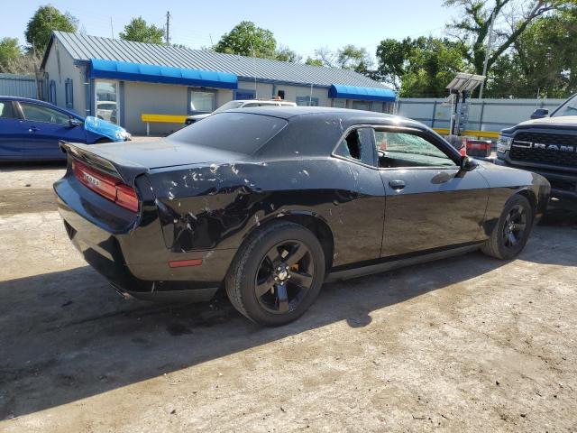 2C3CDYAG4CH104152 - 2012 DODGE CHALLENGER SXT BLACK photo 3