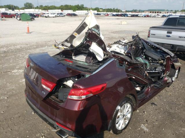 5XXGU4L39JG183737 - 2018 KIA OPTIMA EX BURGUNDY photo 10