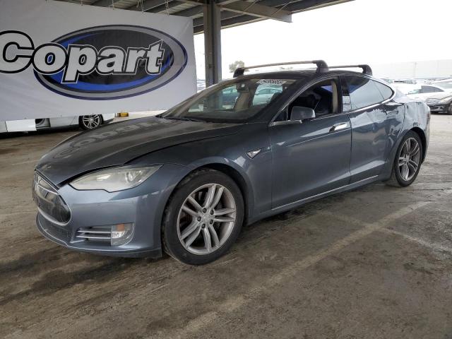 5YJSA1CN0DFP20747 - 2013 TESLA MODEL S GRAY photo 1