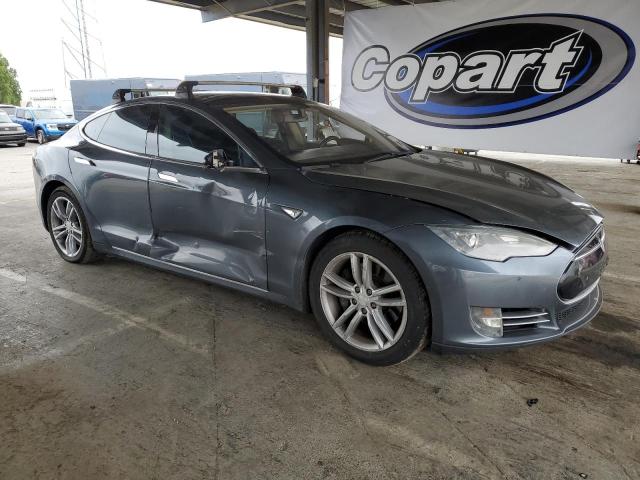 5YJSA1CN0DFP20747 - 2013 TESLA MODEL S GRAY photo 4
