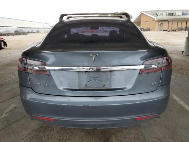 5YJSA1CN0DFP20747 - 2013 TESLA MODEL S GRAY photo 6