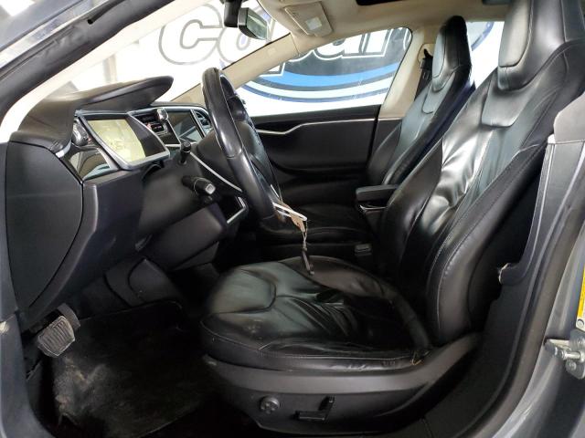 5YJSA1CN0DFP20747 - 2013 TESLA MODEL S GRAY photo 7