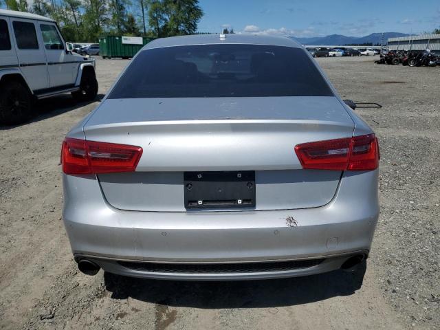 WAUJGAFCXDN012184 - 2013 AUDI A6 PRESTIGE SILVER photo 6