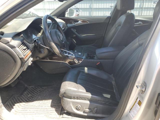 WAUJGAFCXDN012184 - 2013 AUDI A6 PRESTIGE SILVER photo 7