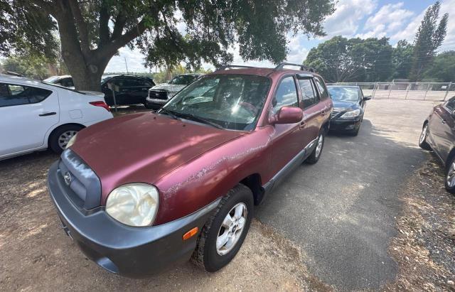 KM8SC13D65U925690 - 2005 HYUNDAI SANTA FE GLS MAROON photo 2