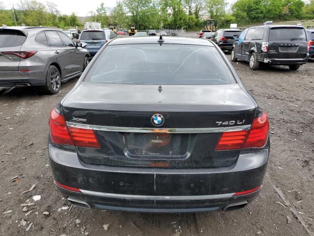 WBAYF4C58DD127719 - 2013 BMW 740 LXI BLACK photo 6