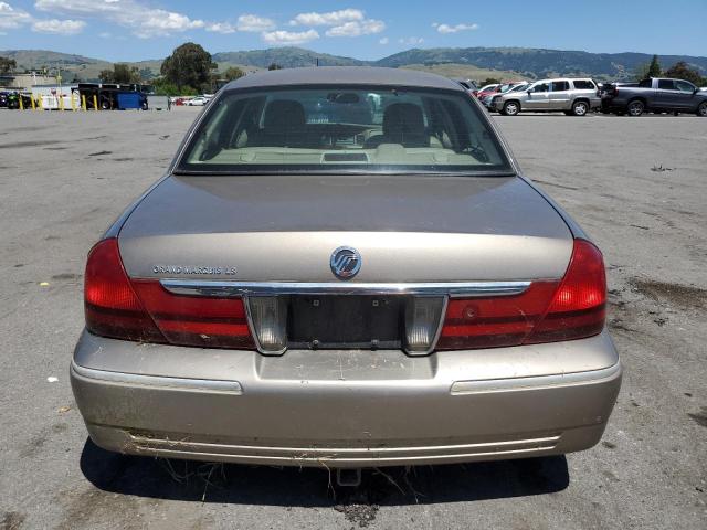 2MEHM75W24X683452 - 2004 MERCURY GRAND MARQ LS TAN photo 6