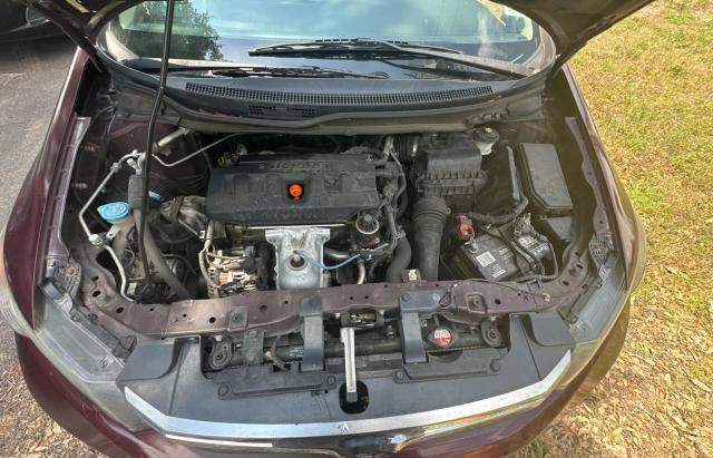 2HGFB2F90CH567350 - 2012 HONDA CIVIC EXL მუქწითელი ფოტო 7
