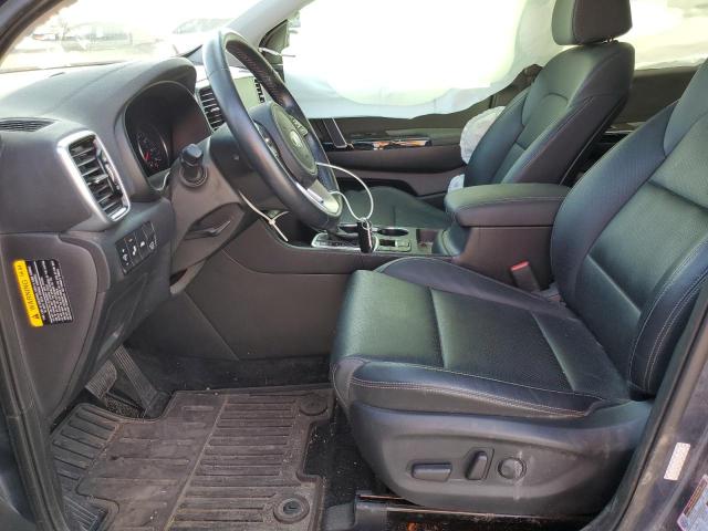 KNDPN3AC3M7937108 - 2021 KIA SPORTAGE EX GRAY photo 7