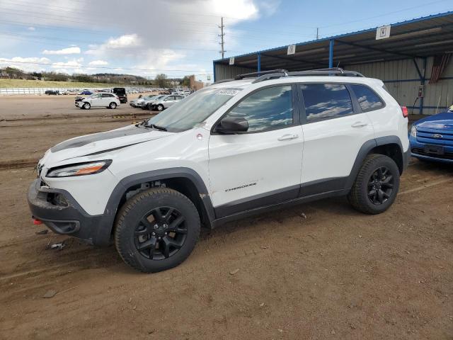 1C4PJMBS5FW614095 - 2015 JEEP CHEROKEE TRAILHAWK WHITE photo 1