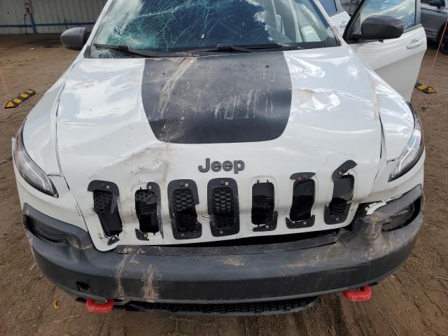 1C4PJMBS5FW614095 - 2015 JEEP CHEROKEE TRAILHAWK WHITE photo 12