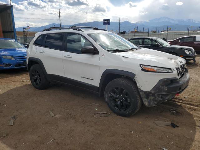 1C4PJMBS5FW614095 - 2015 JEEP CHEROKEE TRAILHAWK WHITE photo 4